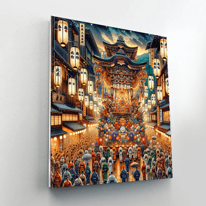 The Gion Matsuri - Japan Number Painting