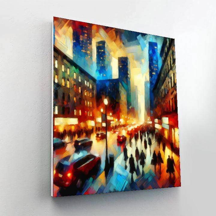 Urban Jazz Rhythm Painting Number Kit