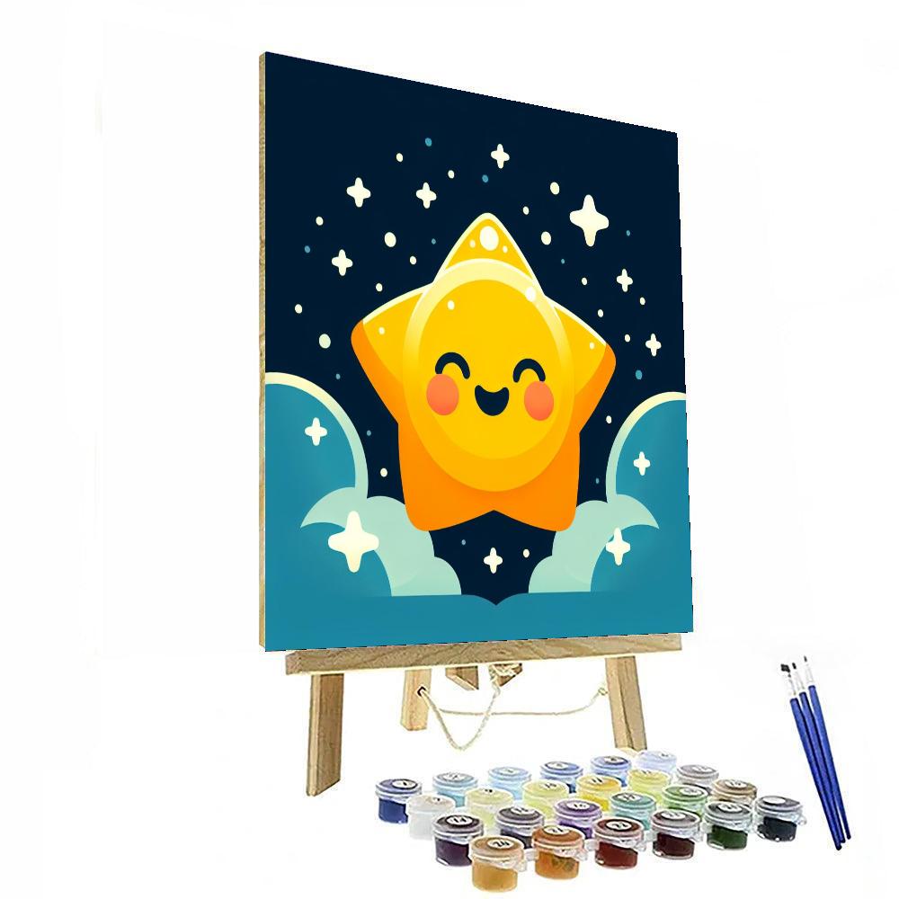Radiant Star Number Painting