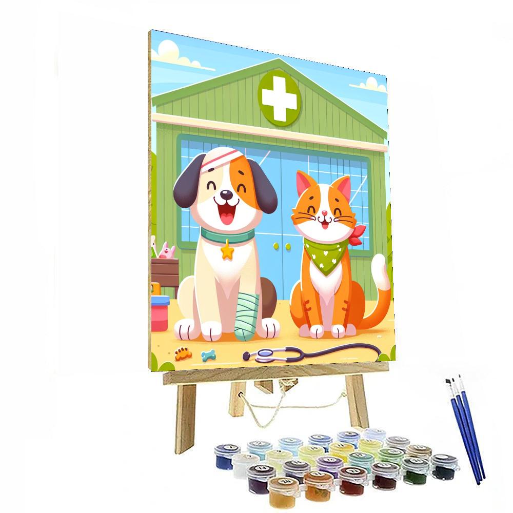 Caring Animal Clinic Paint By Numbers