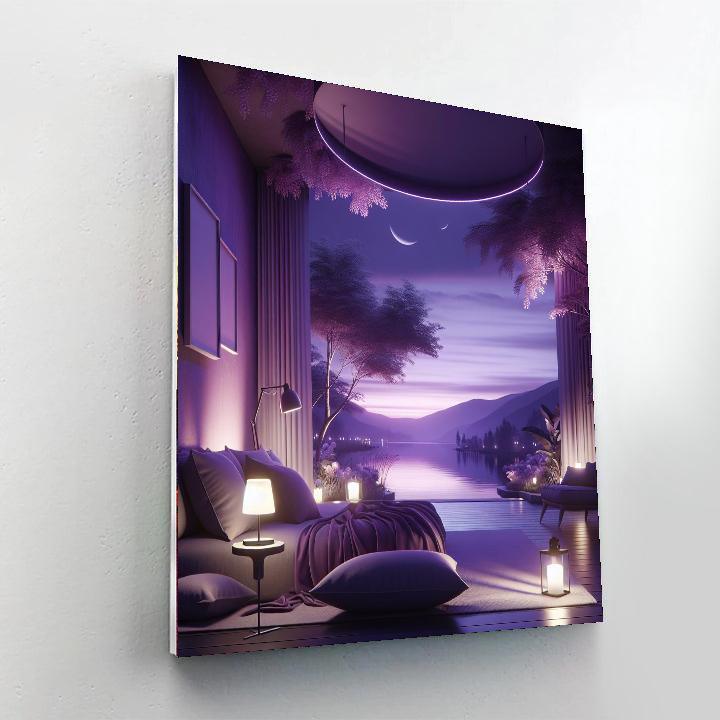 Purple Twilight Dream Paint By Number