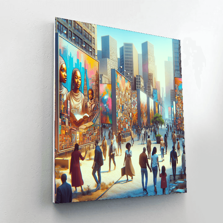 Dakar Biennale - Senegal Paint By Numbers Kits