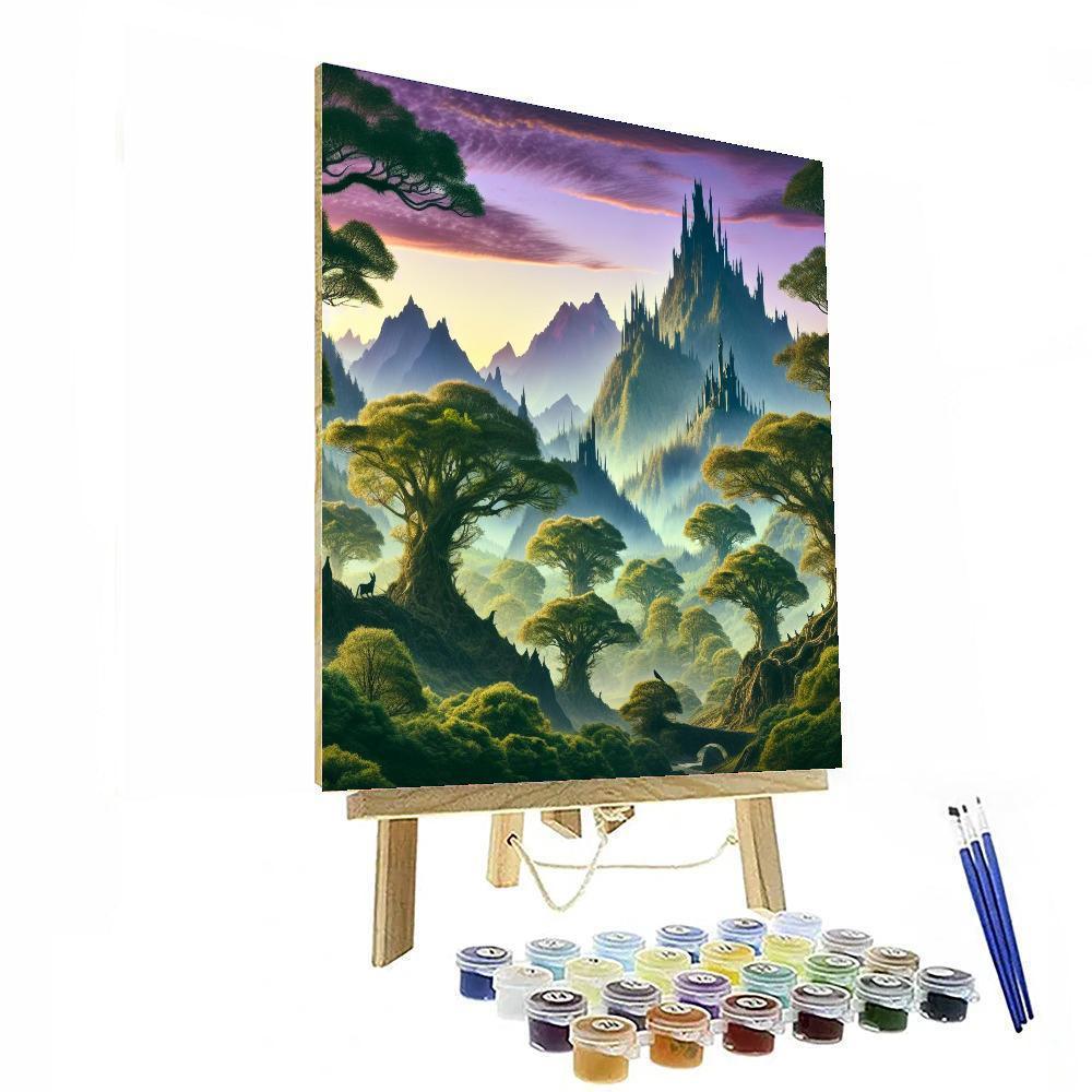 Fantasy Realm Voyage Number Painting