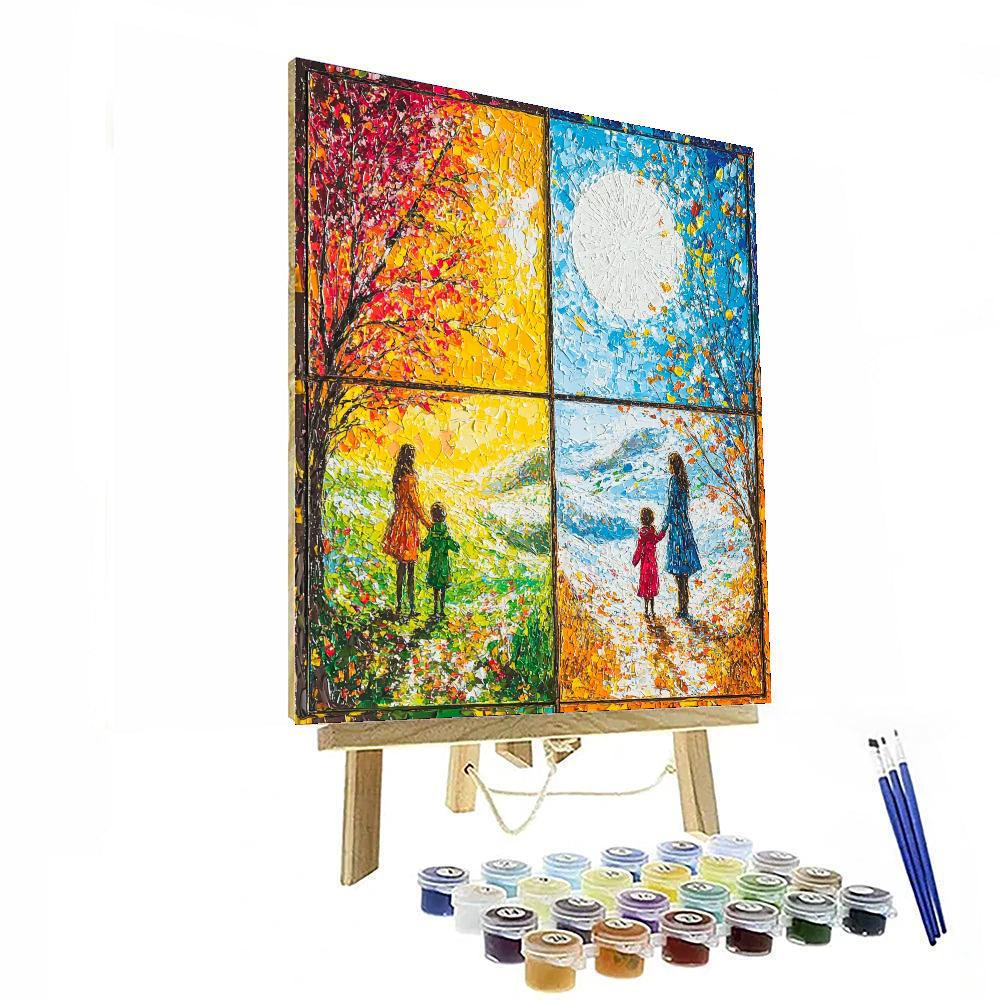 Seasons Of Love Painting Number Kit