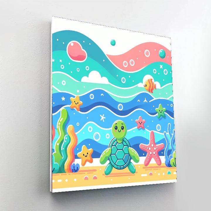 Friendly Ocean World Paint By Numbers