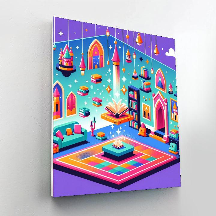 Adventure In The Enchanted Castle Paint By Number