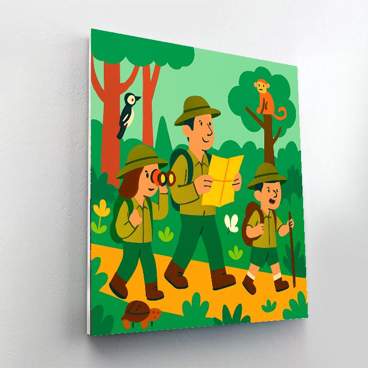 Wilderness Trail Paint By Numbers Art