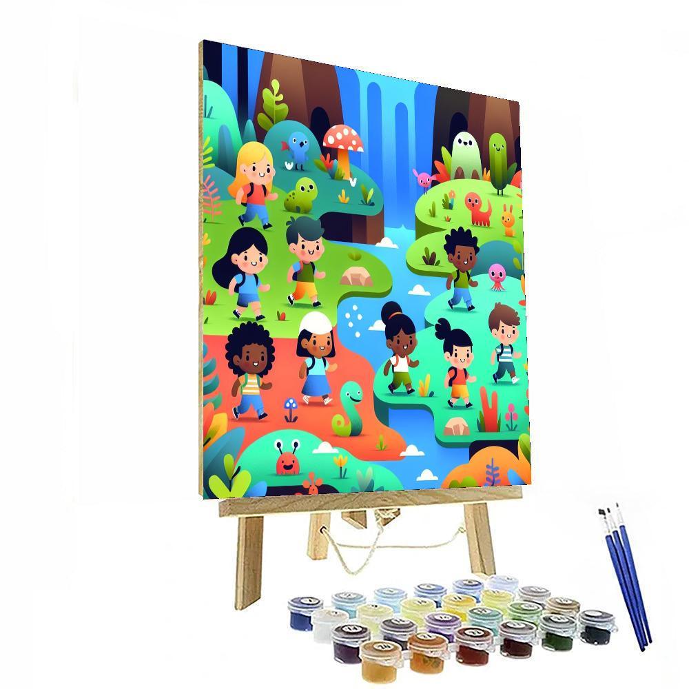 Mysterious Island Adventure Number Painting