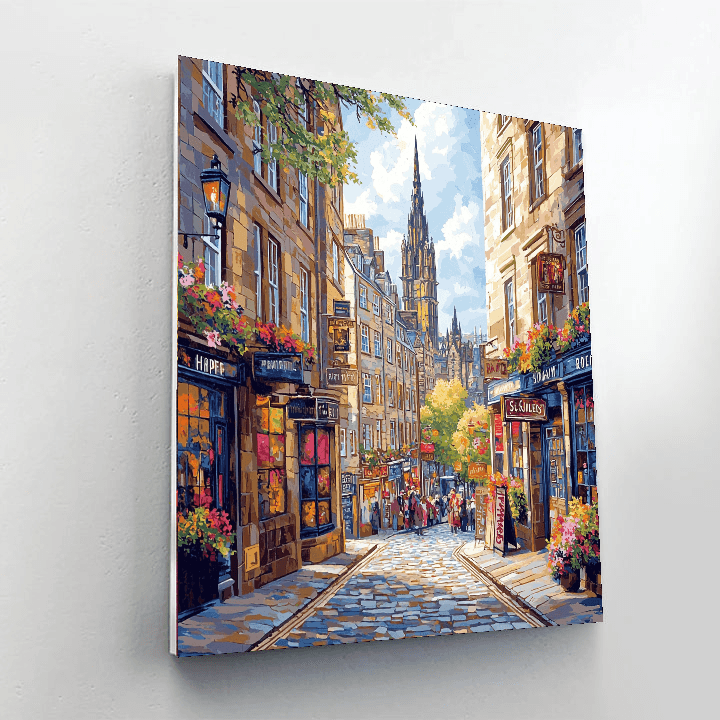 The Royal Mile Paint By Numbers Kits