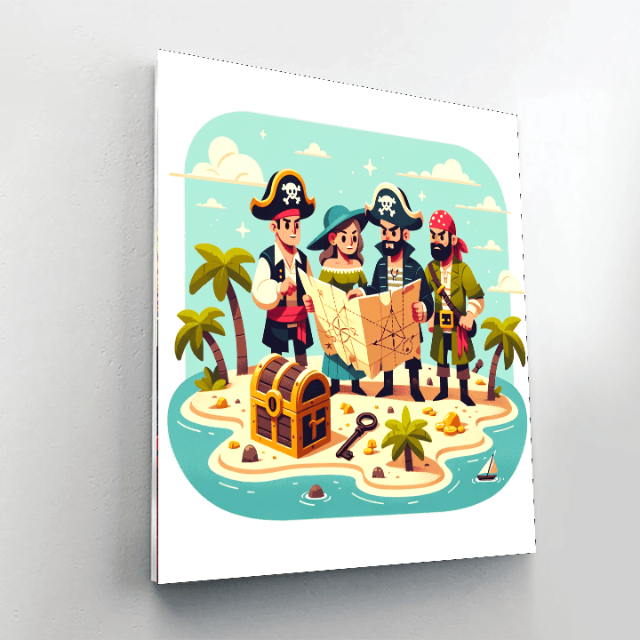 Adventure Pirate Quest Paint By Number