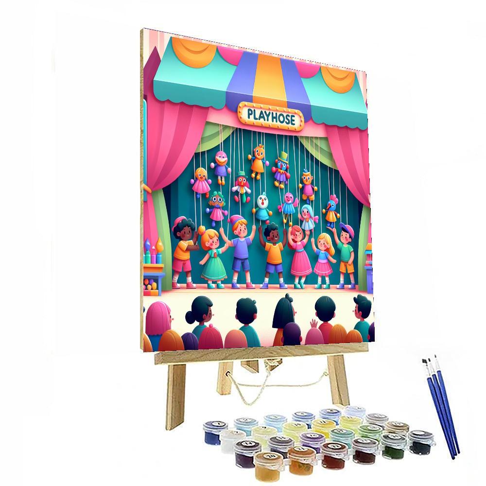 Puppet Playhouse Paint By Color