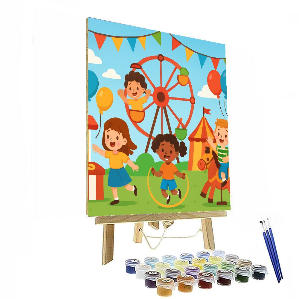 Happy Carnival Adventure Paint By Number