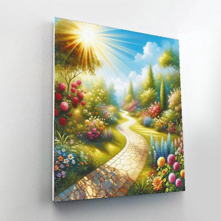 Sunny Pathways Painting By Numbers Kit