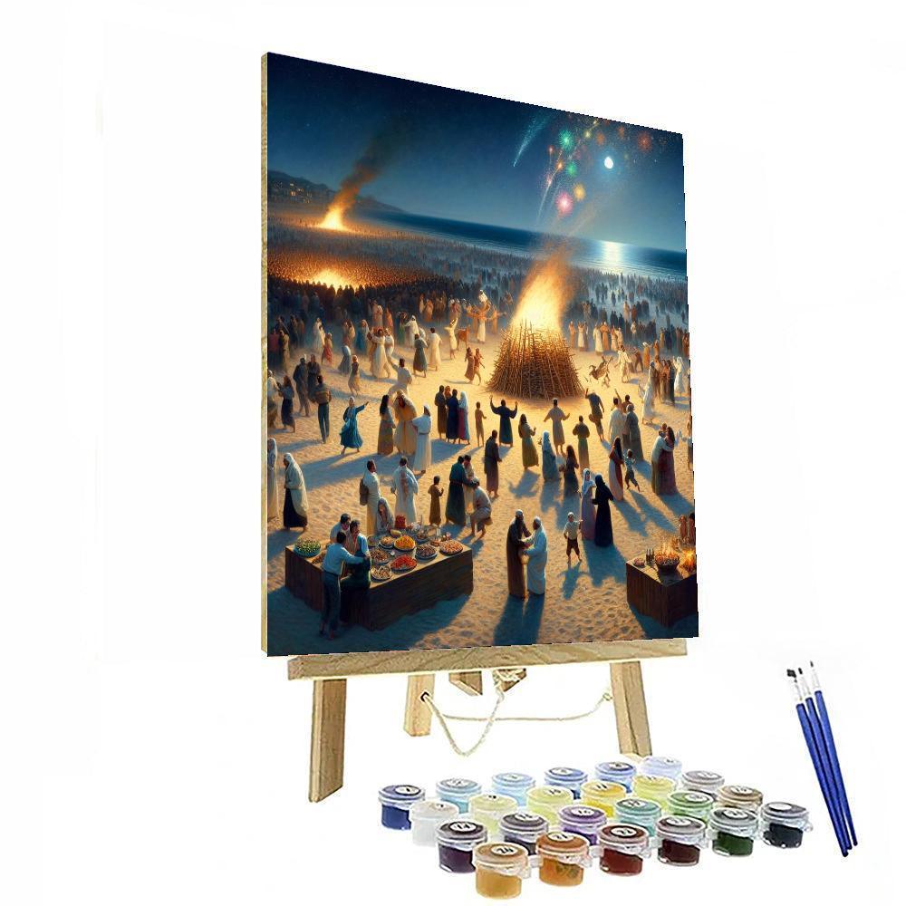 Sant Joan Festival - Barcelona Paint By Numbers