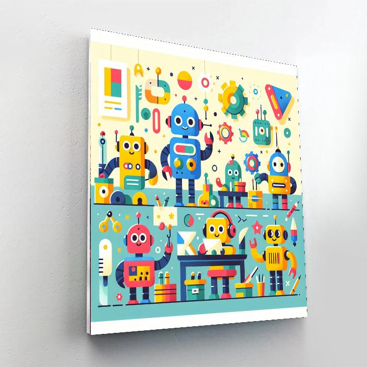 Creative Robots Paint By Numbers Kits