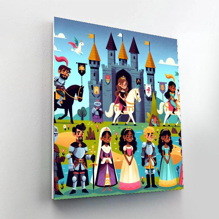 Castle Fantasy Adventure Numbered Painting Kits