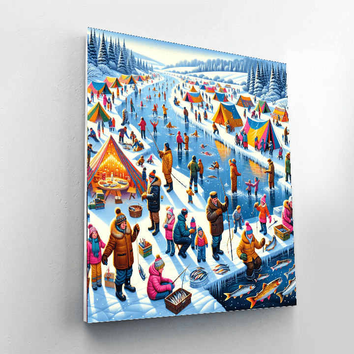 Pyeongchang Trout Festival - South Korea Paint By Numbers Kits