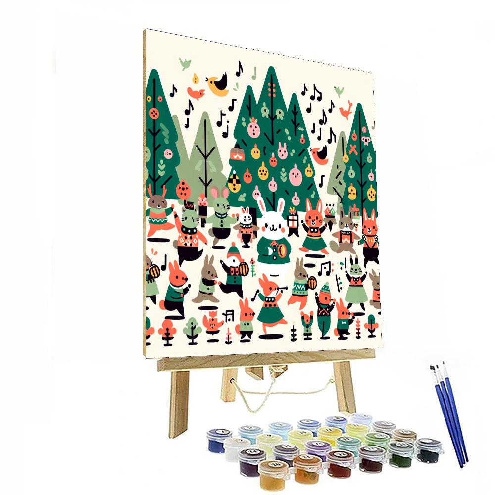 Forest Festival Frolic Paint By Color