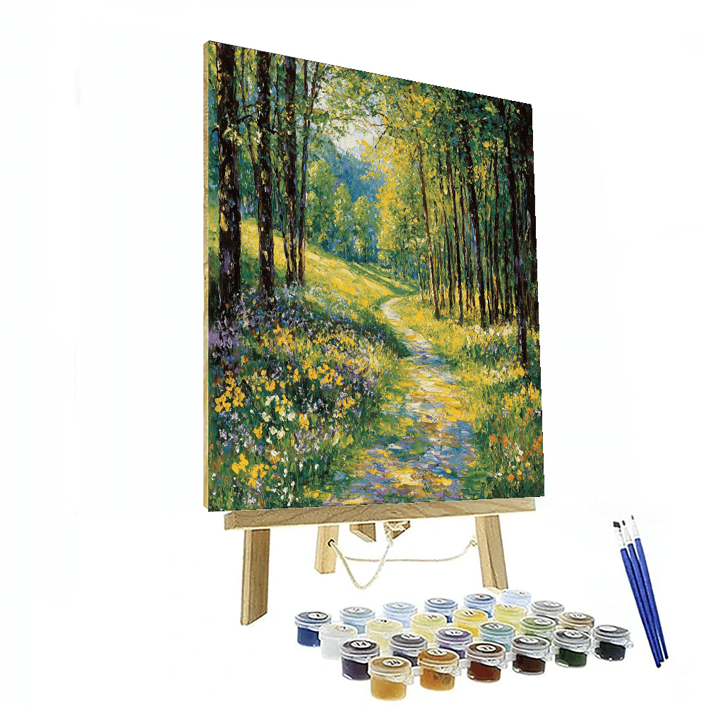 Claude Monet Inspired Forest Dreams  Paint By Color