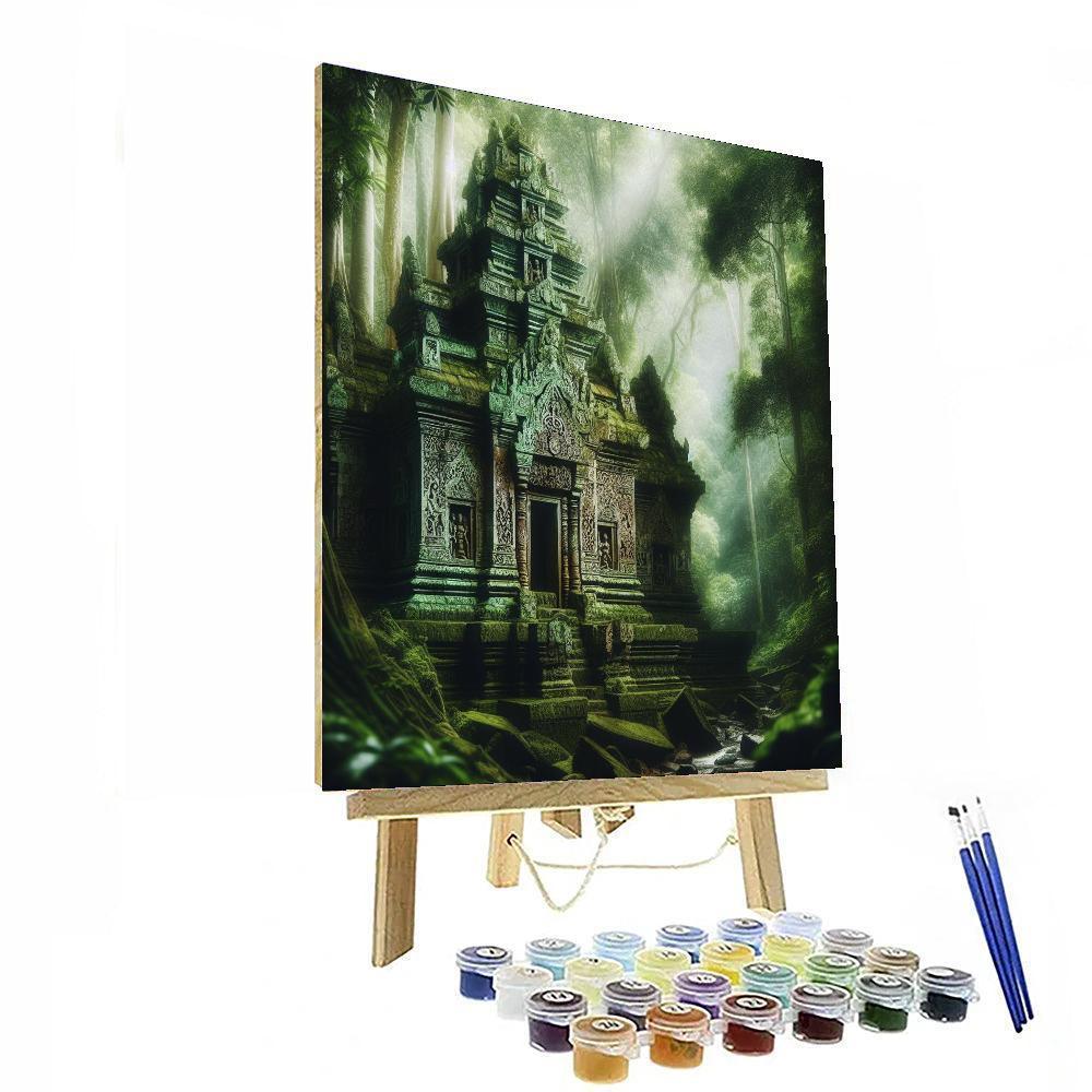 Mystical Ancient Temple Numbered Painting Kits