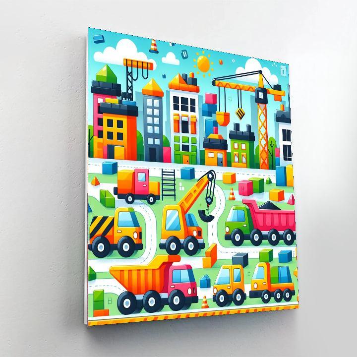 Creative Construction Numbered Painting Kits