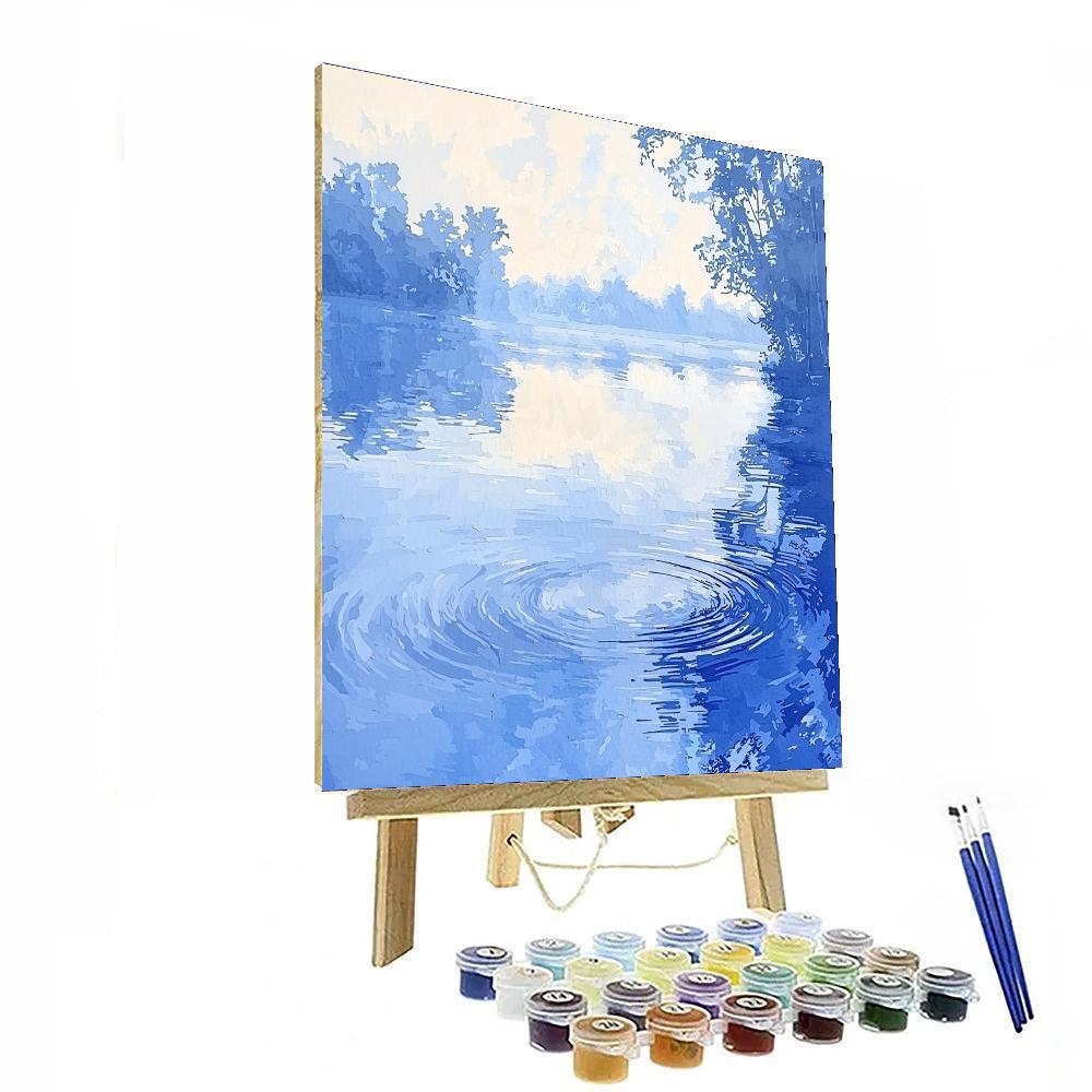 Edgar Degas Inspired Ripples Of Reflection  Paint By Number