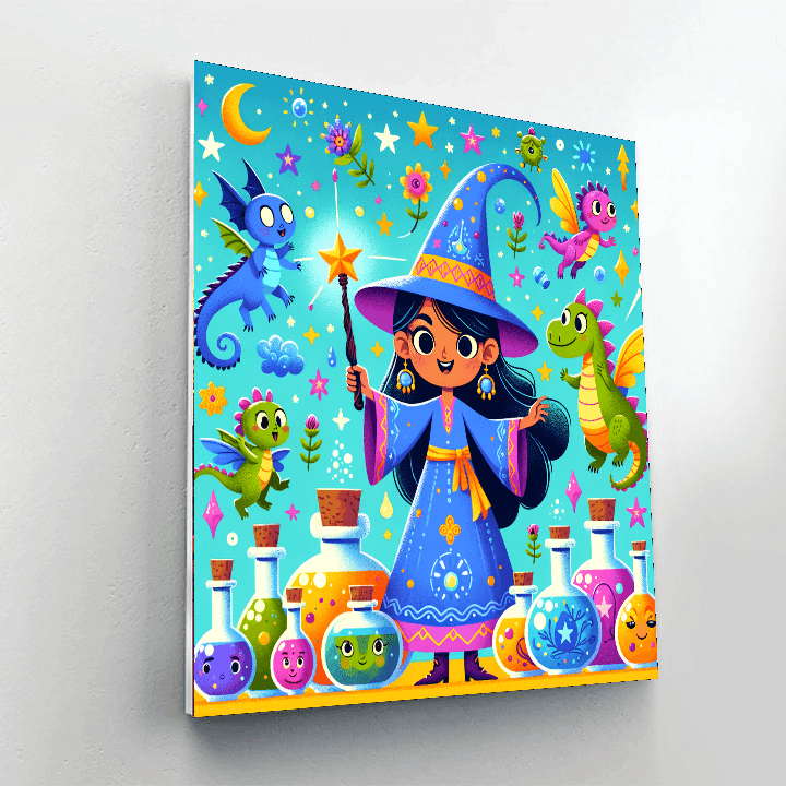 Magical Wizardry Adventure Painting By Numbers Kit