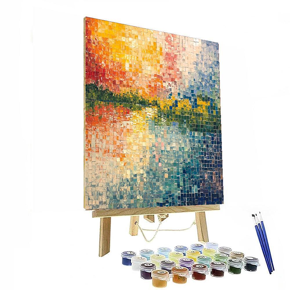 Edgar Degas Inspired Mosaic Of Moments  Paint By Numbers