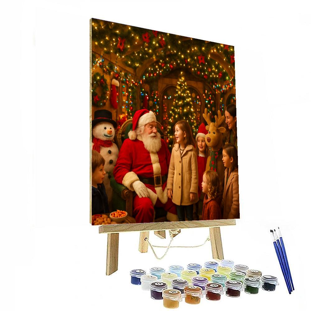 Harrods Christmas Grotto - England DIY Paint By Numbers