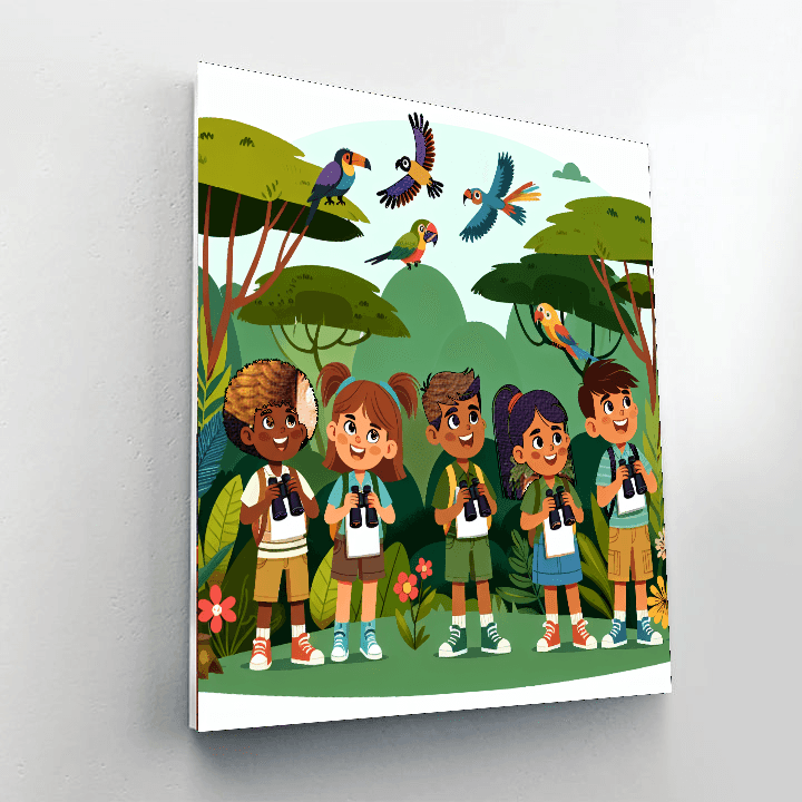 Rainforest Explorers Painting By Numbers Kit
