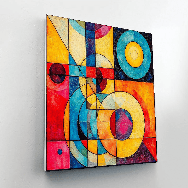 Kandinsky Inspired Dynamic Patterns  Numbered Painting Kits