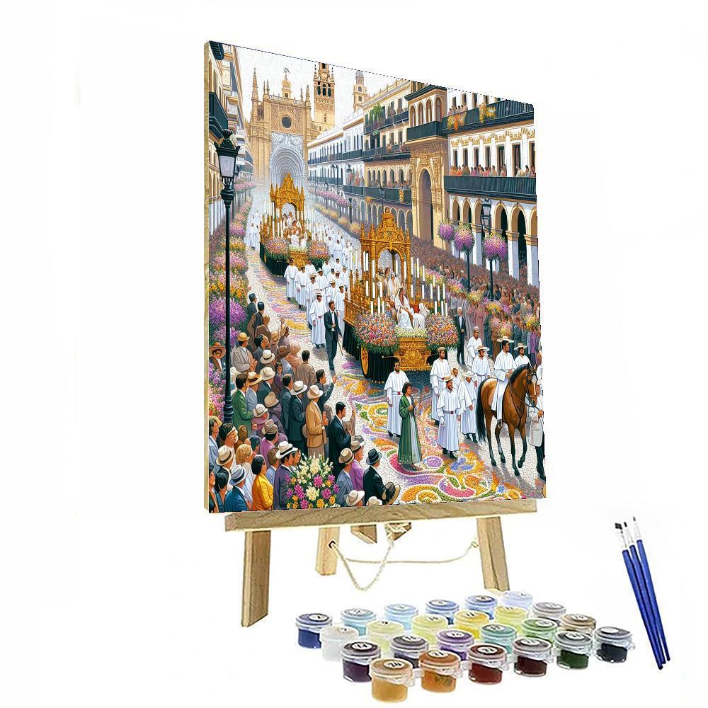 Fronleichnam - Seville Painting Number Kit
