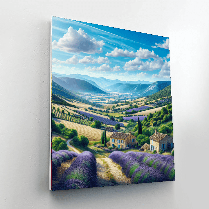 Charming Provence Countryside Paint By Numbers