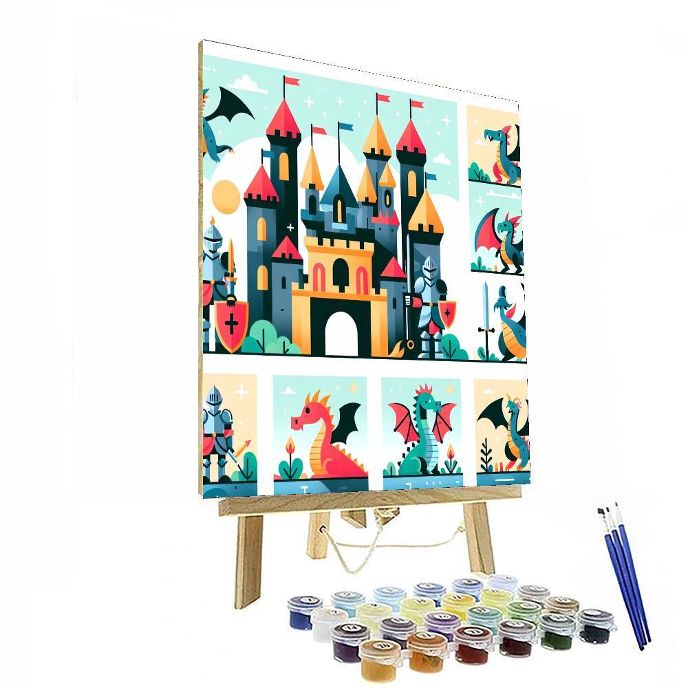 Castle Adventure Fantasy Numbered Painting Kits