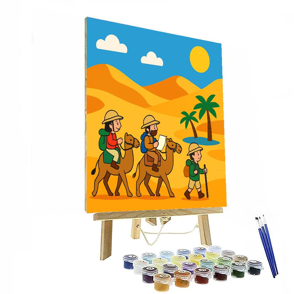 Pioneering Desert Journey Painting By Numbers Kit