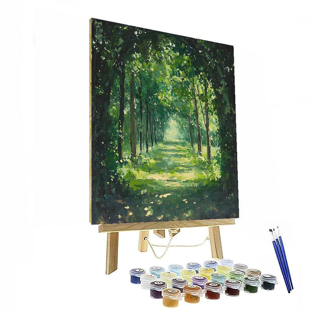 Caravaggio Inspired Shadows Of The Forest  Paint By Color
