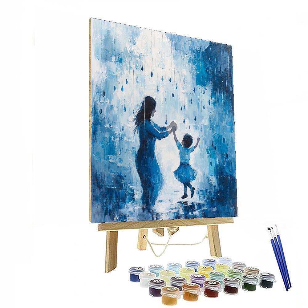 Gentle Rain Of Love Number Painting