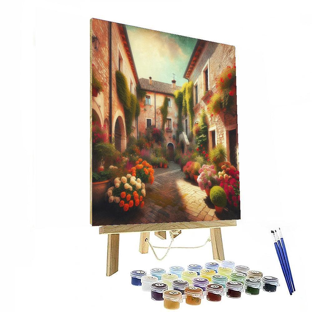 Timeless Italian Courtyard - DIY Painting By Numbers Kit – Artistry Rack