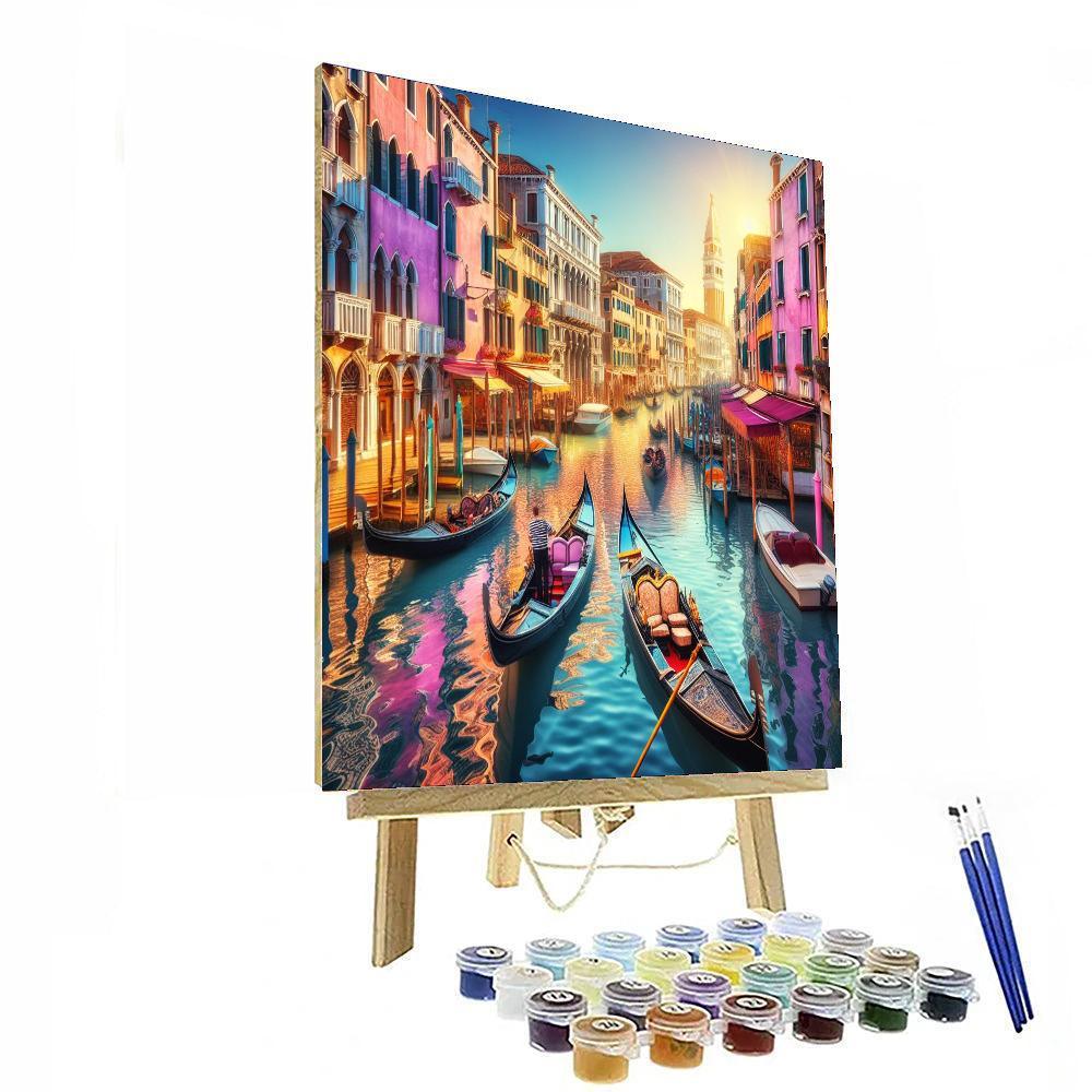 Venetian Waterways Delight Paint By Numbers Kits