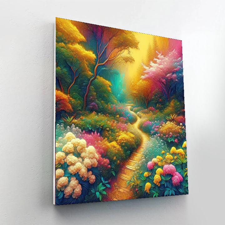 Charming Secret Garden Paint By Numbers Art