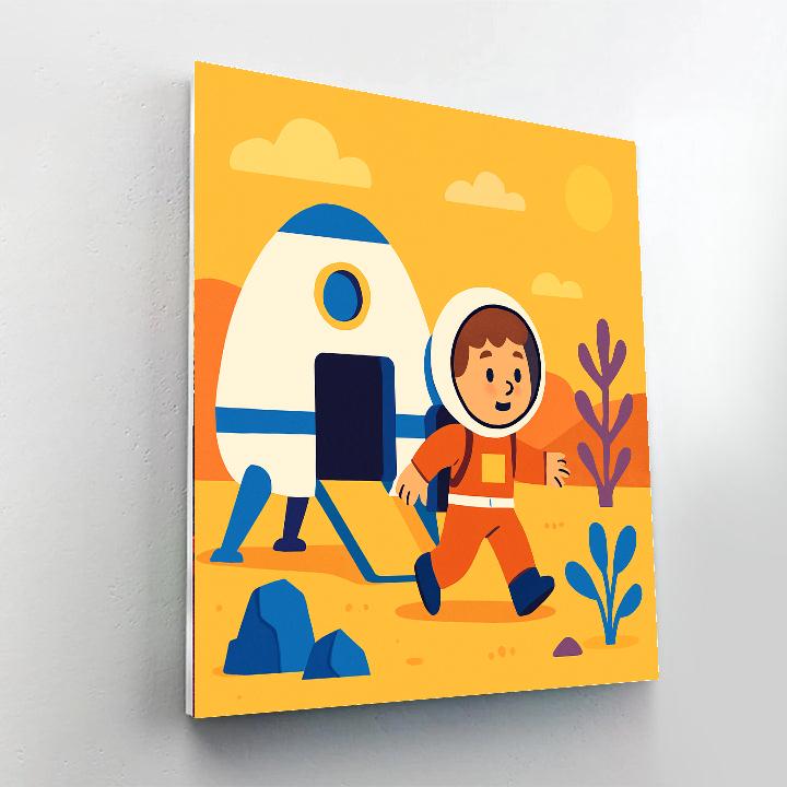 Space Pioneer Quest Paint By Numbers