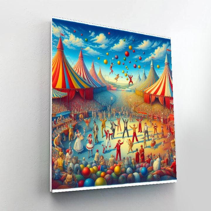 Circus Fun For Little Ones Numbered Painting Kits