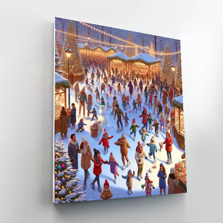 Tamworth Snowdome's Snowdome Christmas - England Paint By Numbers