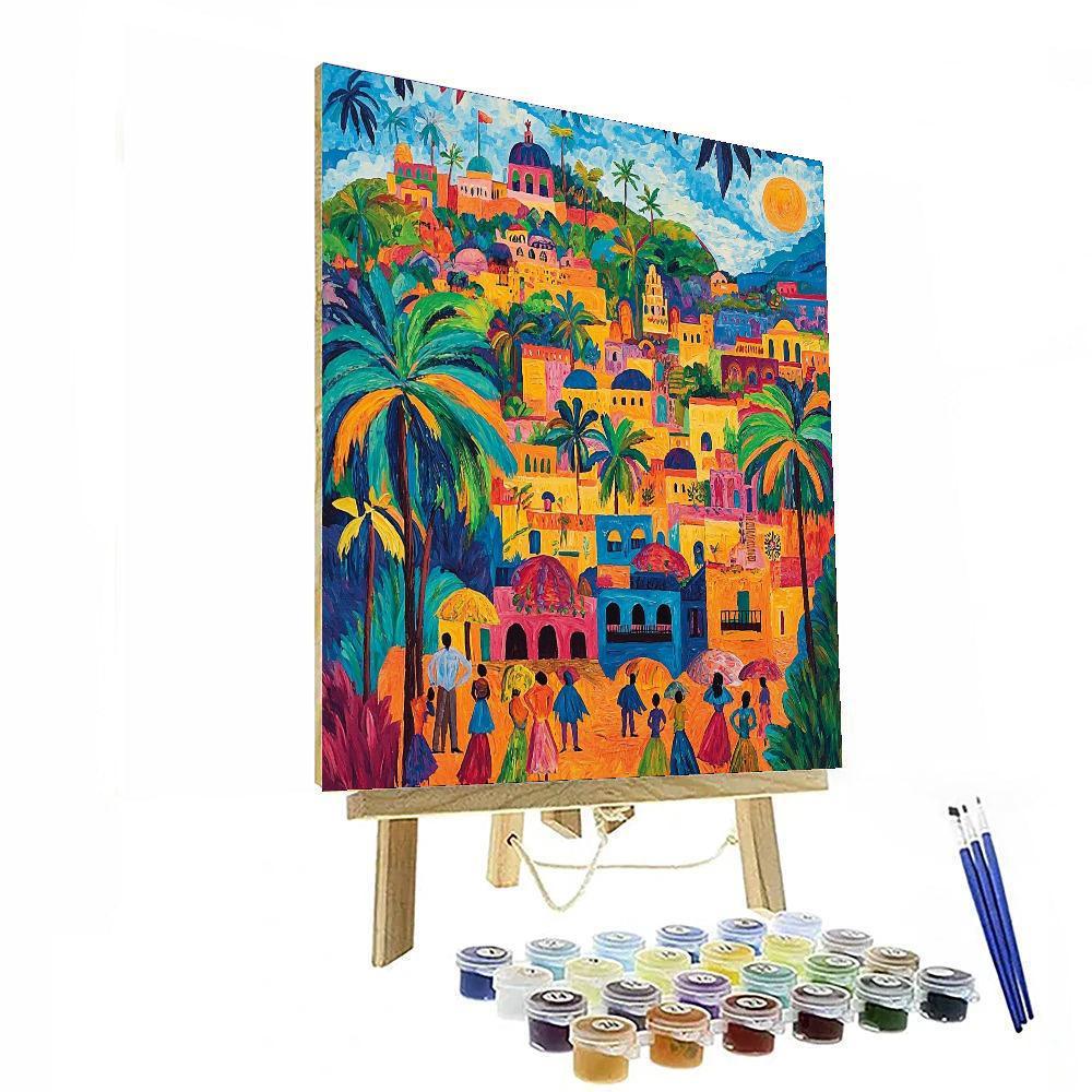 Diego Rivera Inspired The Vibrancy Of Culture  Numbered Painting Kits