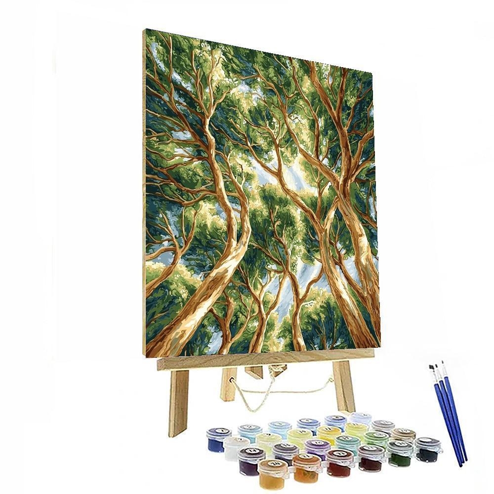 Michelangelo Inspired Forest's Grace  Numbered Painting Kits