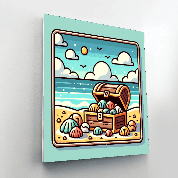 Treasure Hunter's Cove Paint By Numbers