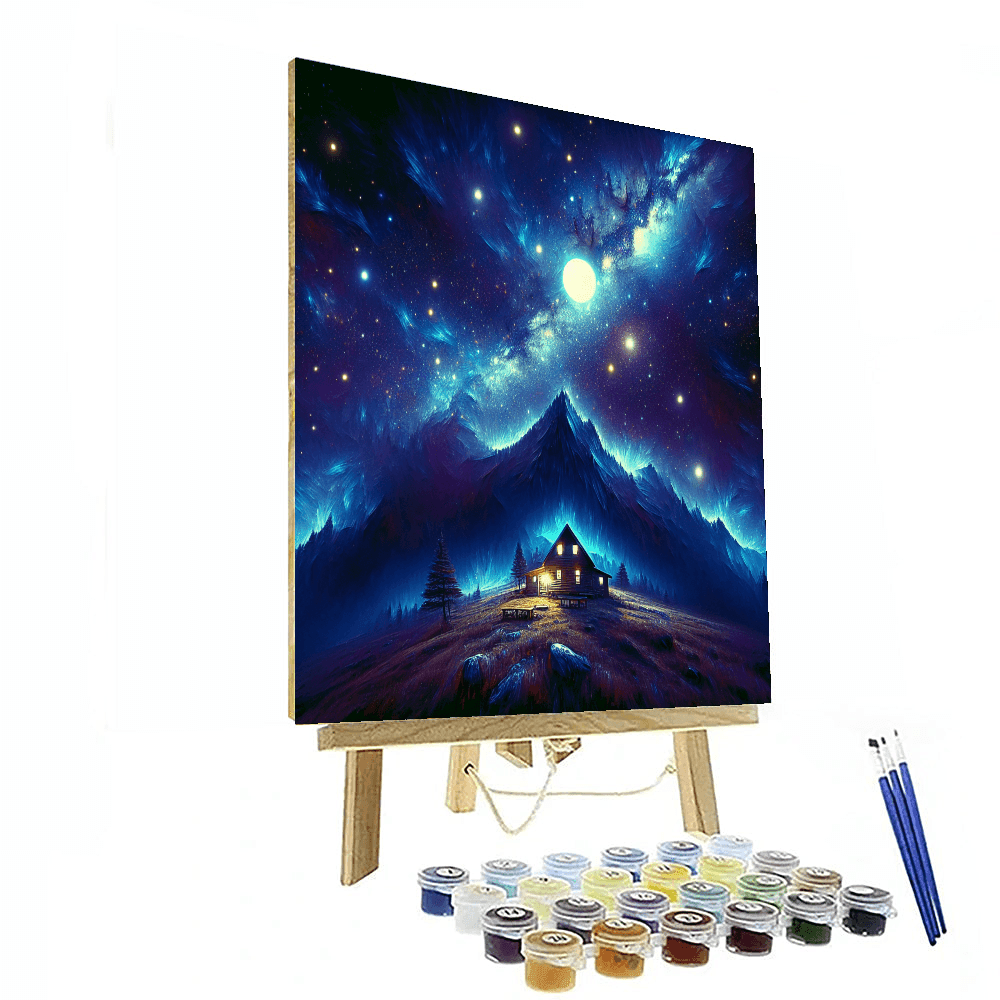 Dreamy Stargazer's Retreat Painting Number Kit