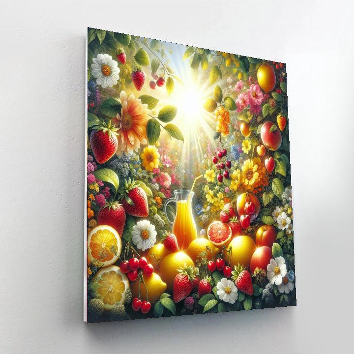 Colorful Fruit Garden Numbered Painting Kits