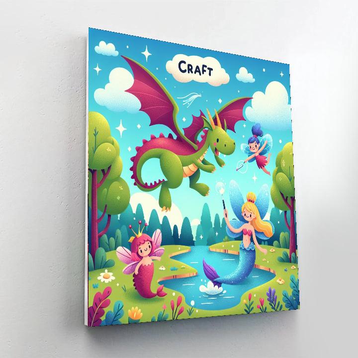 Myths And Magic DIY Paint By Numbers