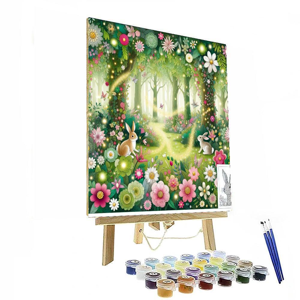 Enchanting Enchanted Forest Painting Number Kit